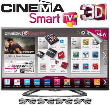 TELEVISOR LED 47" LG 3D-SMART TV + ANTEOJOS 3D